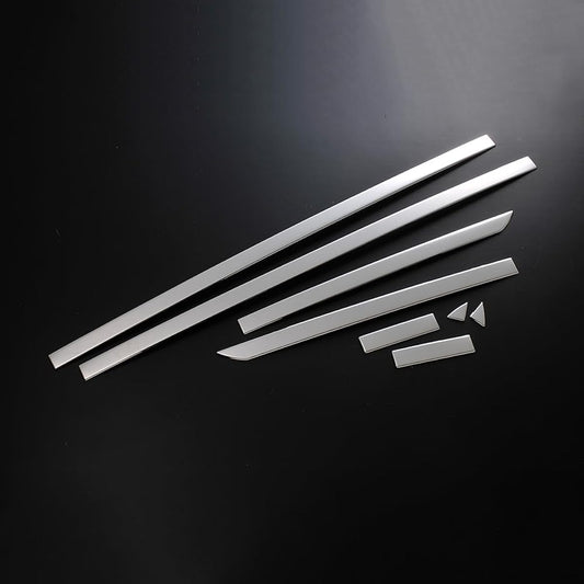 BM EVERYWGN EX250 EVERYWGN DA64W/V Previous / Late Side Door Under Molding Door Trim Side Garnish Side Door Panel Stainless Steel (Mirror Finish) Custom Parts Exterior Aero 8PCS