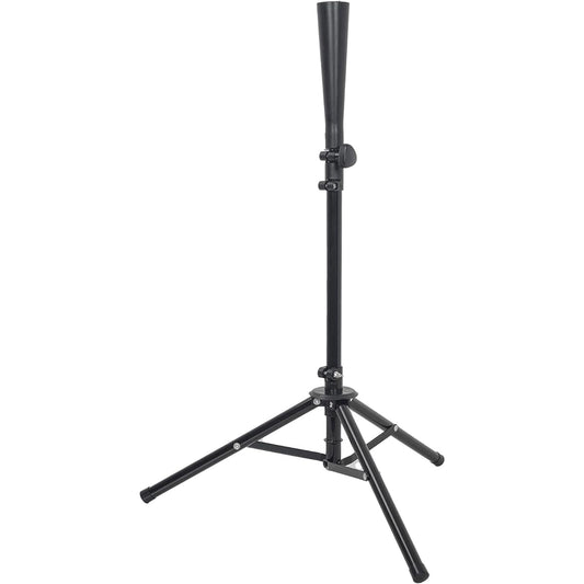 AKOZLIN Baseball Batting Tee Practice Stand, Foldable, 79-118cm Height Adjustable, Standing Tee Batting Tee Stand, Convenient to Carry, For Hardball/Softball/Softball, Practice, Leisure, Family Sports, Black