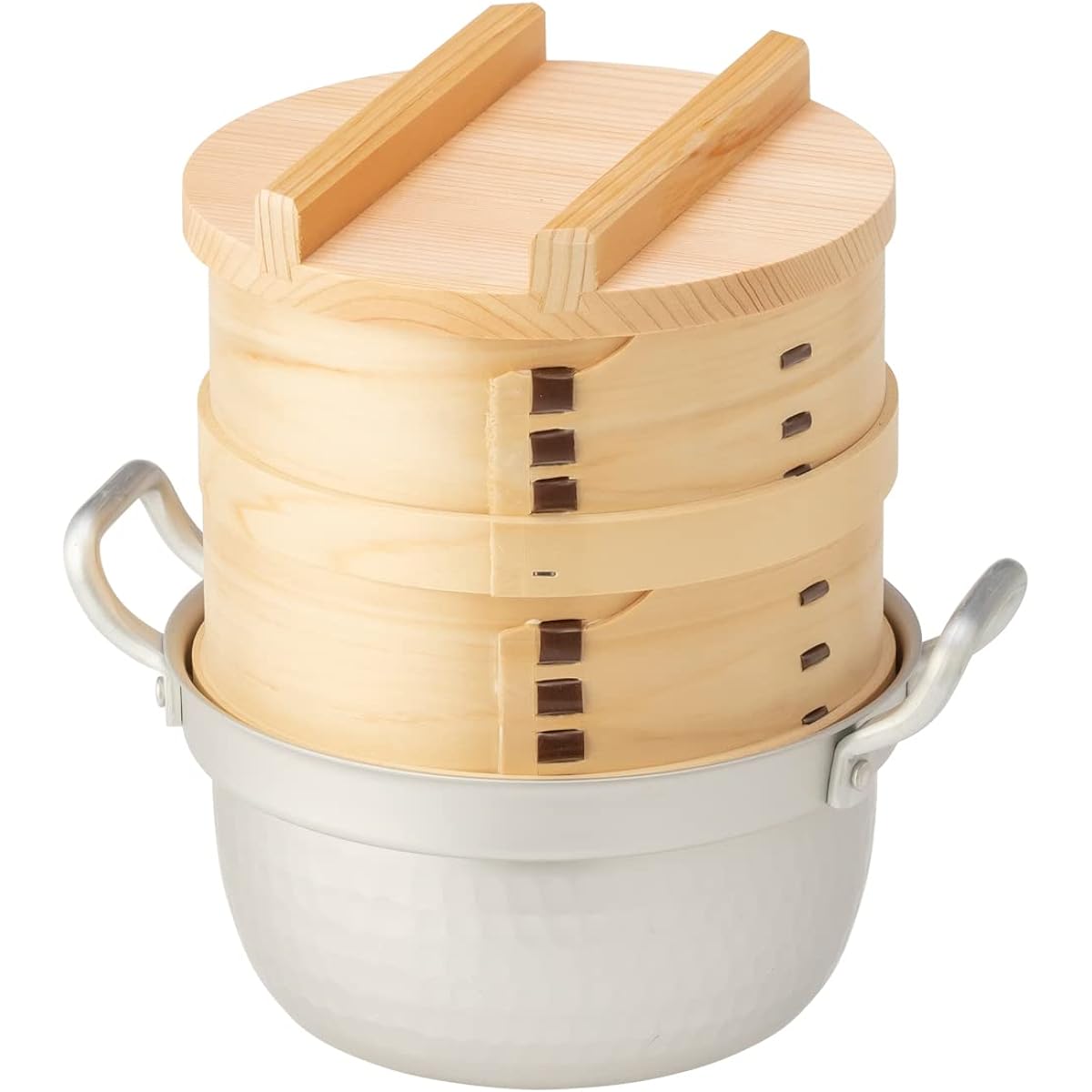 Mini Japanese steamer with pot 18-1 tier