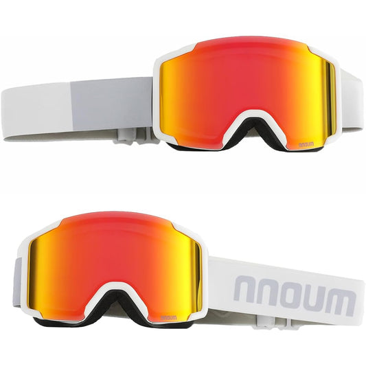 NNOUM Ski Goggles Men's Women's Anti-Fog Treatment UV Protection NN23EFGG05 / D ASIAN FIT Storage Bag Included [SAG]