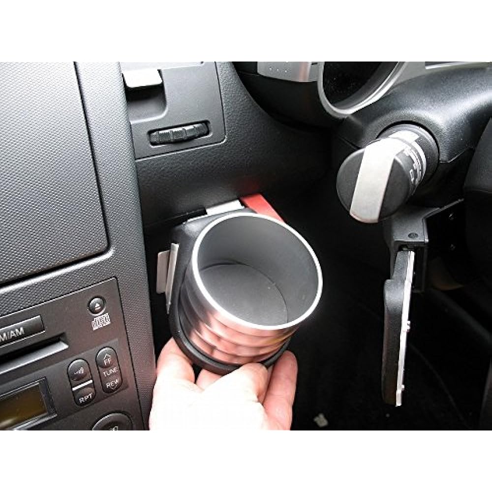 ALCABO Drink Holder Black Cup for Nissan Z33 Right Hand Drive AL-N101B