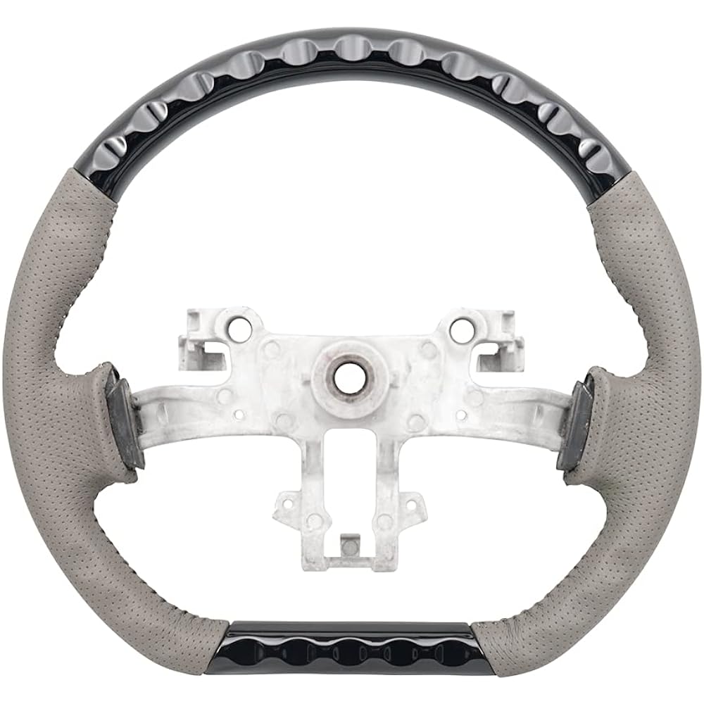 TRISTAR'S [Every Evan DA17V] D-Shaped Gun Grip Steering Handle Piano Black