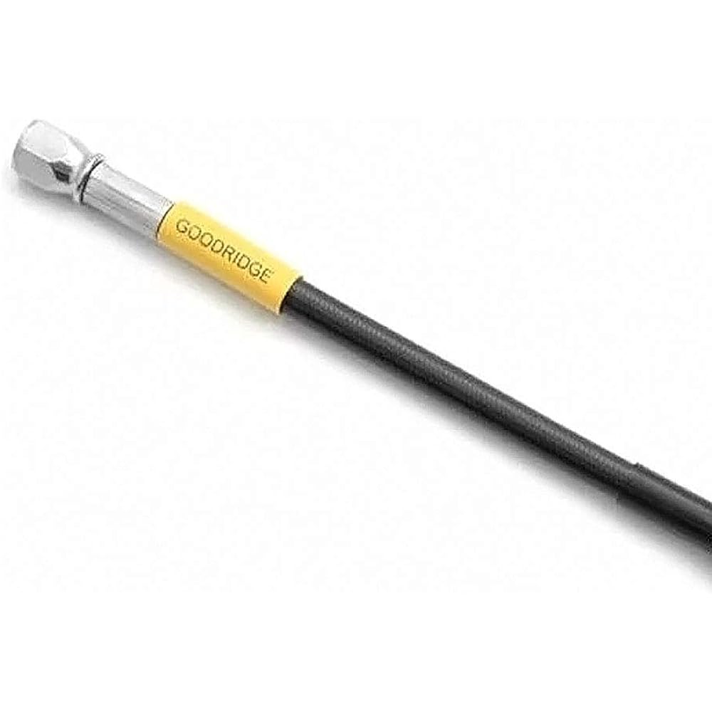 Build A Line Universal Brake Hose for Road Models Stainless Steel Fitting Smoke Hose Total Length 110mm B30070S