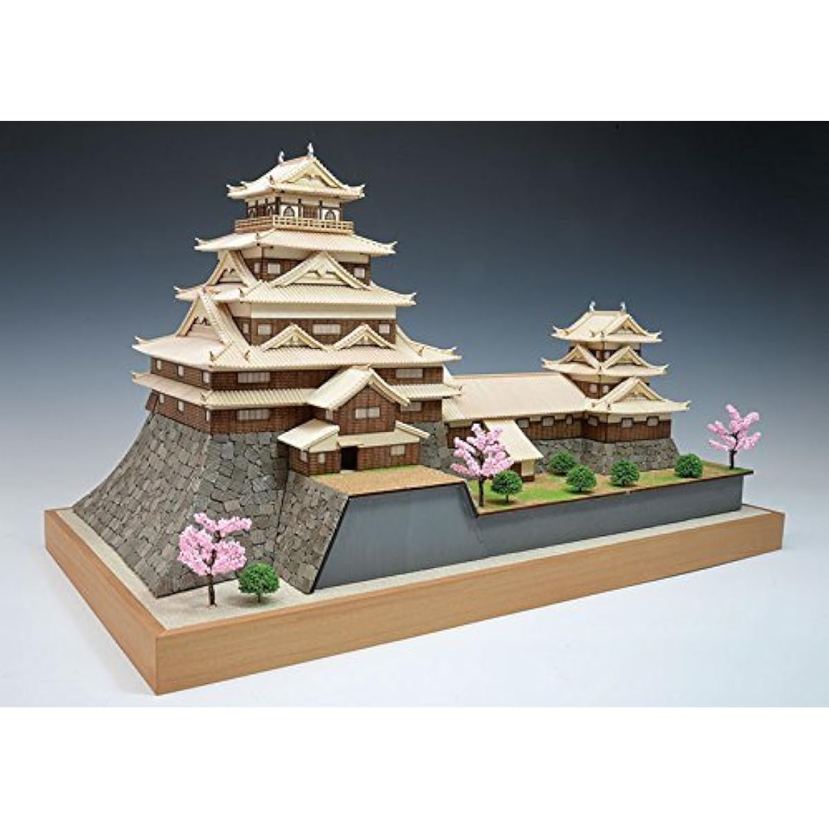 Woody Joe 1/150 Hiroshima Castle Wooden Model Assembly Kit