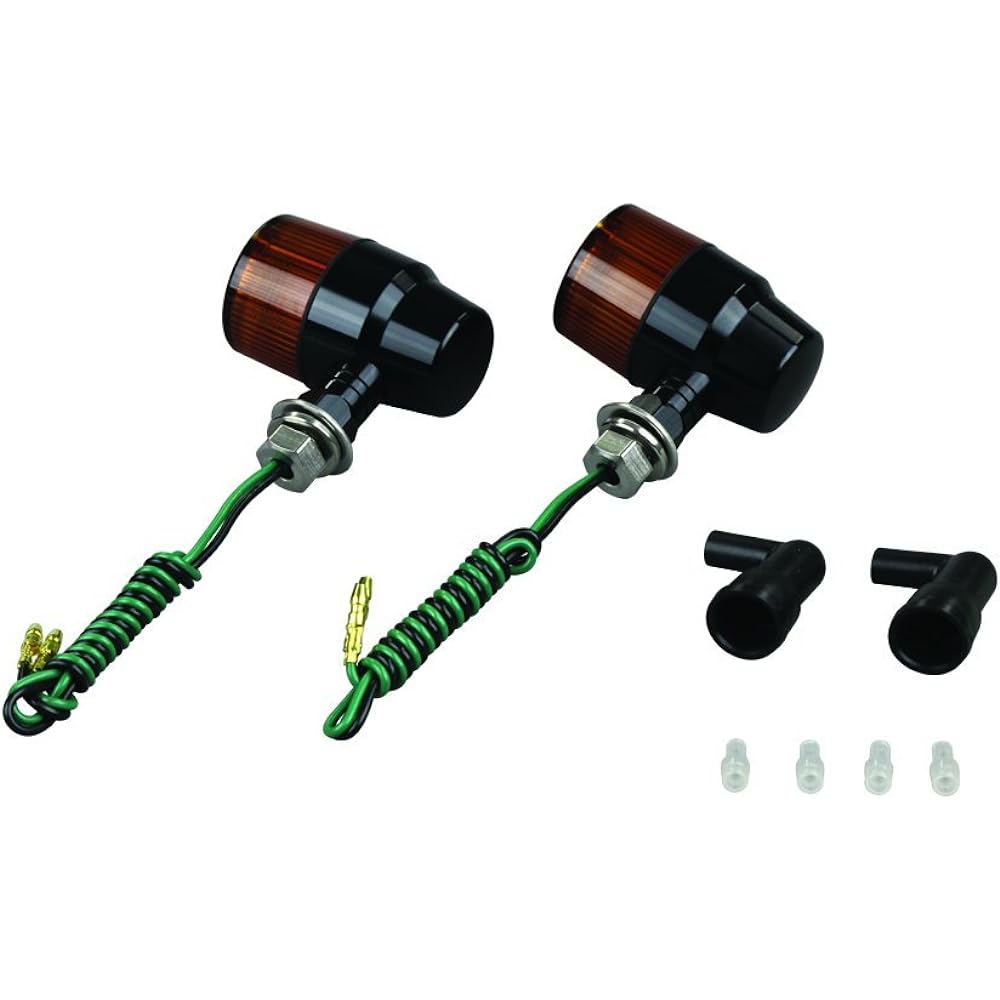 POSH Motorcycle Supplies Aluminum Machined Turn Signal Super Bike Mini Type 091032-N3