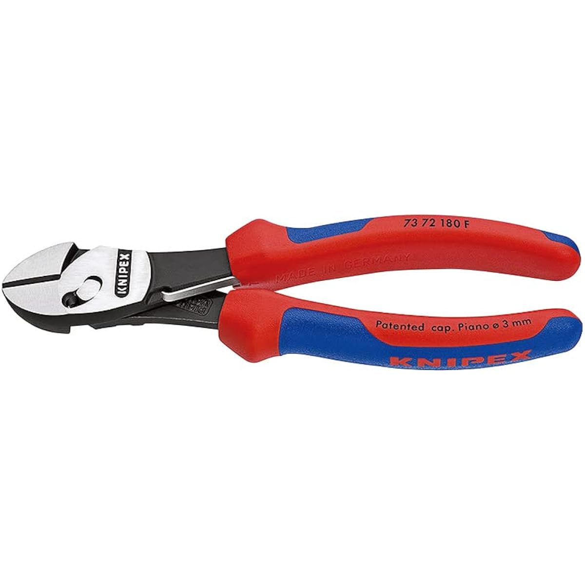 KNIPEX KNIPEX 7372-180F Twin Force Nipper with Spring