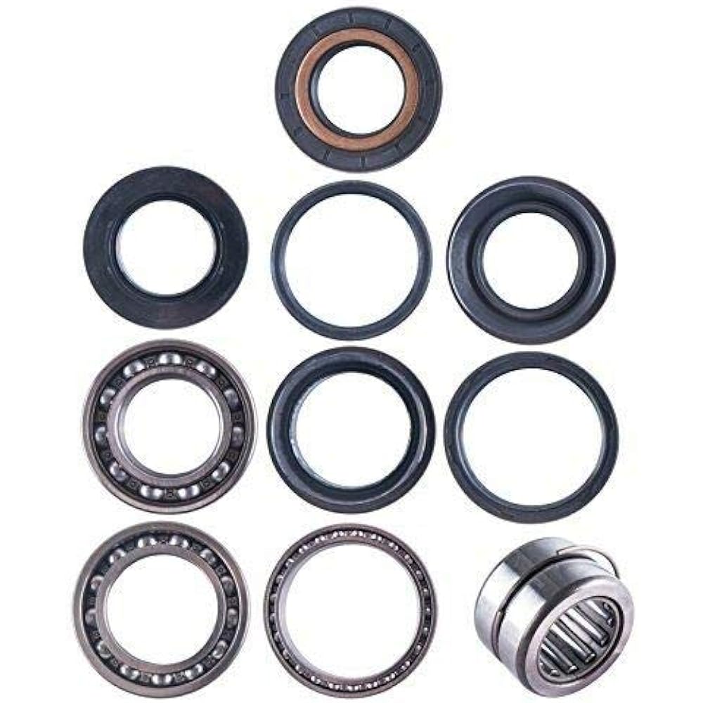 East Lake Axle Rear Differential Bearing & Seal Kit. Compatible with Honda TRX 420 2007 2008 2009 2010 2011–13.