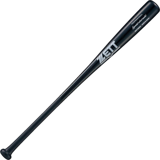 ZETT Soft Baseball Bat Special Select Model Wooden 84cm 730g Average Thin Dark (3700) Made in Japan BWT39384