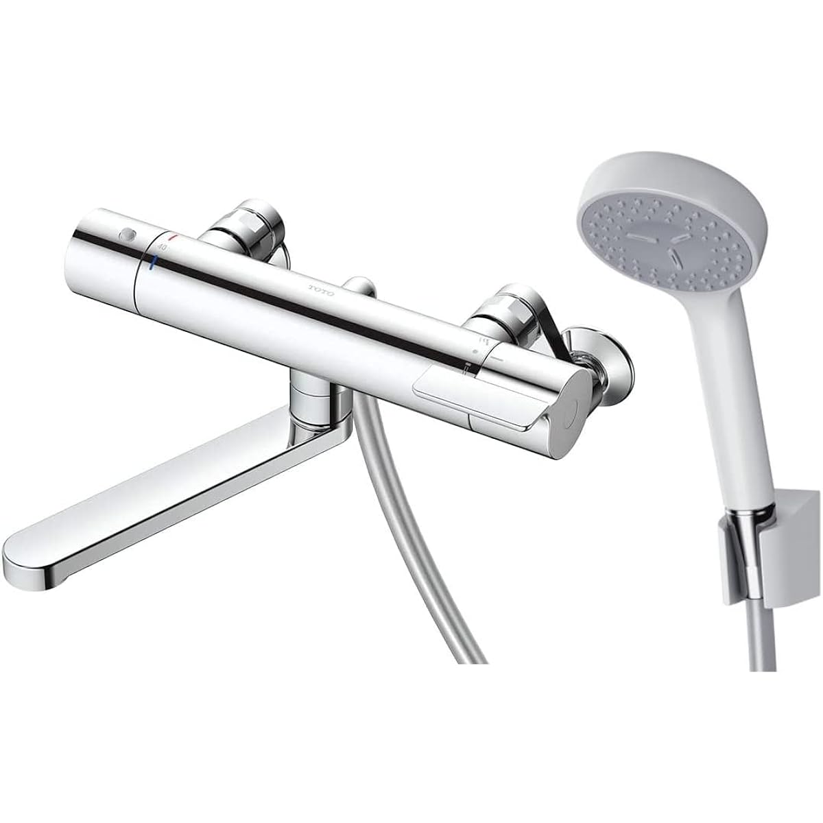 TOTO Bathroom Wall Mounted Thermostatic Mixing Faucet 170mm Comfort Wave 90φ TBV03401J1