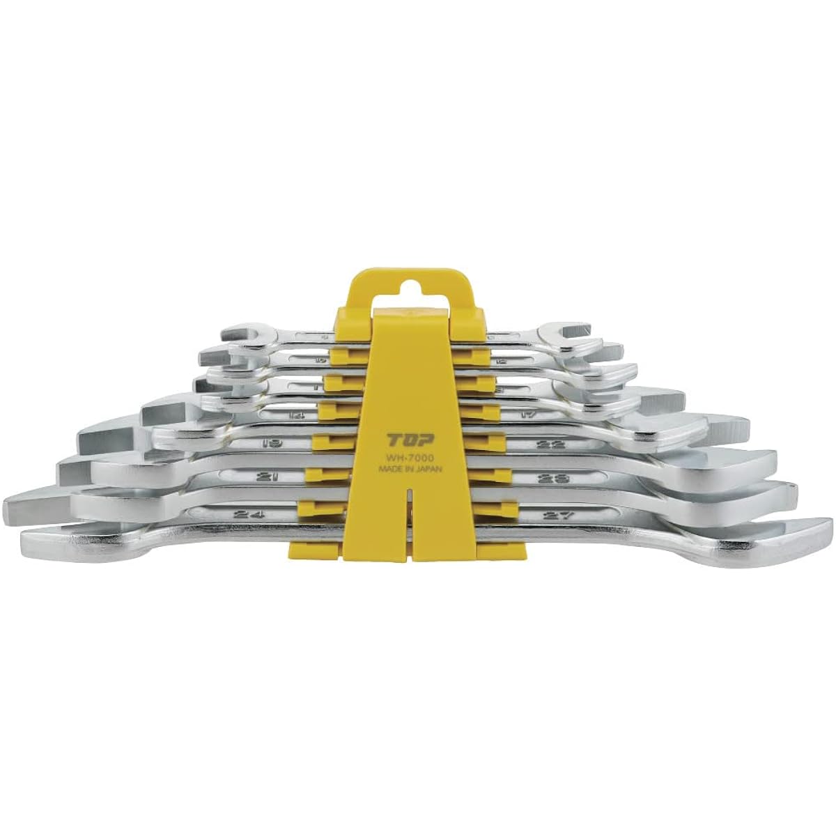 Top Industry (TOP) Spanner 7-piece set 8~27mm Spanner set Tool set Lightweight Thin L-7000 Tsubame Sanjo Made in Japan