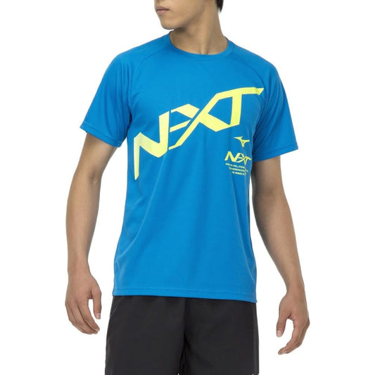[Mizuno] Training Wear N-XT Short Sleeve T-Shirt Sweat Absorbent Quick Drying Slim Fit 32JA2215 Men's