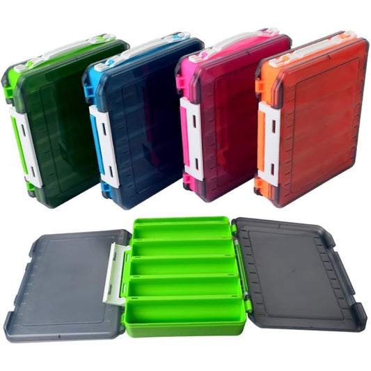 [CHIFONE] Fishing Reel Storage Box Rod Holder Tackle Box Lure Case Egi Storage Case Fishing Tools Outdoor Large Capacity (Set of 4 Colors)