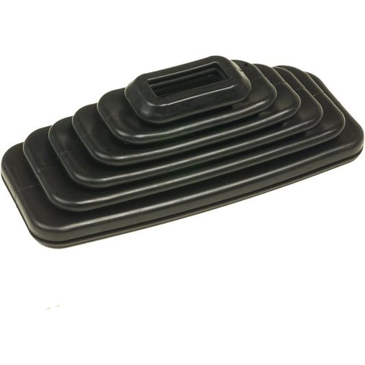 B & M 80668 Black Rubber Shifter Boots