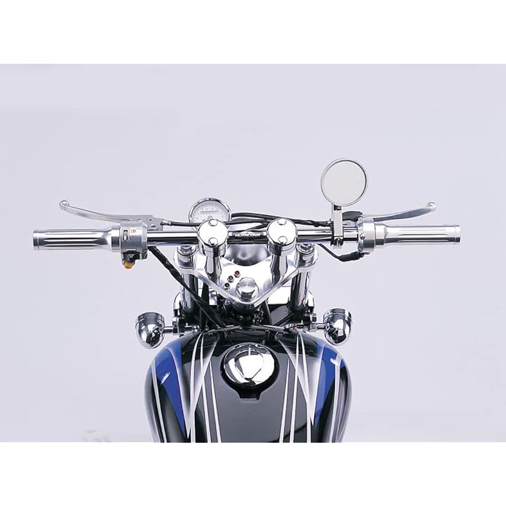 HURRICANE Handlebar P7/8 inch Straight Short TYPE Chrome Plated HB0052C-01