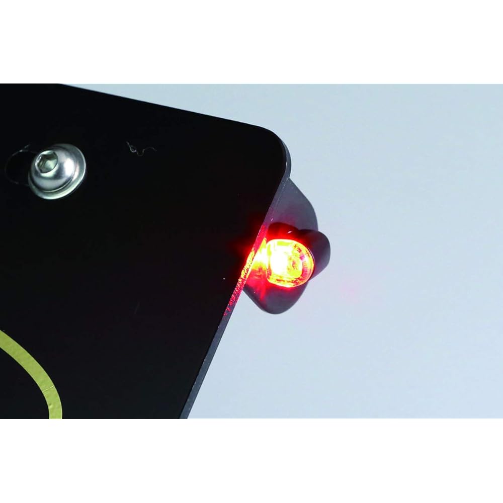 Kijima Motorcycle LED Combination Lamp Nano Type Black Body/Clear Lens Turn Signal Lamp Tail Lamp Brake Lamp 219-5180