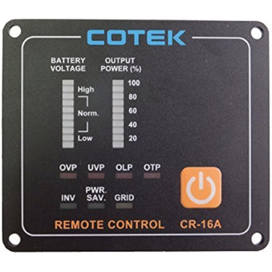 COTEK Remote controller for SP series inverter 12V/24V/48V/7.7mCR-16A [Parallel import goods]