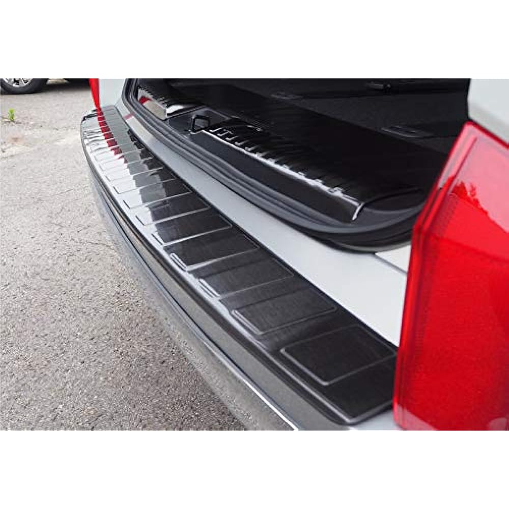 Samurai Produce Mitsubishi Delica D:5 Dedicated Rear Bumper Step Guard & Luggage Scuff Plate 4P Black Hairline