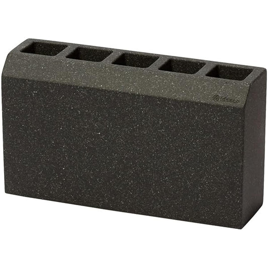 ideaco Umbrella stand, sand black, 5 holders, brick