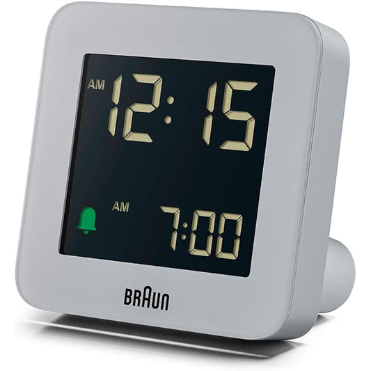 [Regular Imported Product] BRAUN/Brown 100th Anniversary Digital Alarm Table Clock Gray BC09G