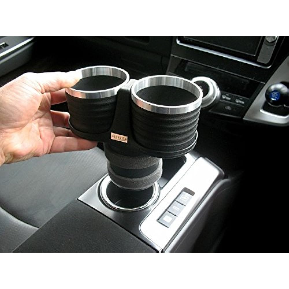 ALCABO Interior Multi-Pocket Series "Black/Ring Cup Holder (AL-T118BS)"