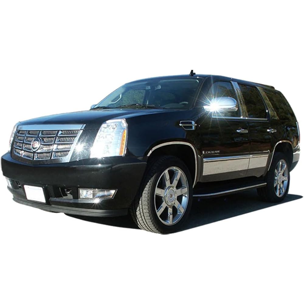 QAA 2007-2014 Cadillac Escalade 4 Piece Stainless Steel Front Grill Accent Trim SG47255