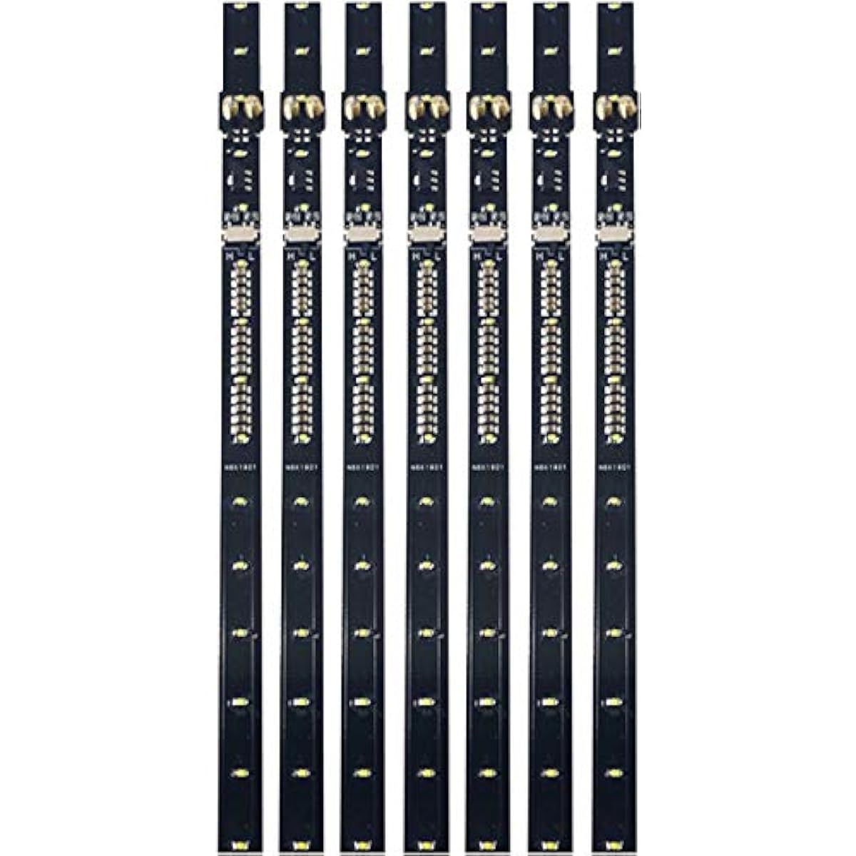 Popondetta N Gauge LED Indoor Light with Energy Charger Yellow White A Type Narrow 7 Pieces 1512 Railway Model Supplies