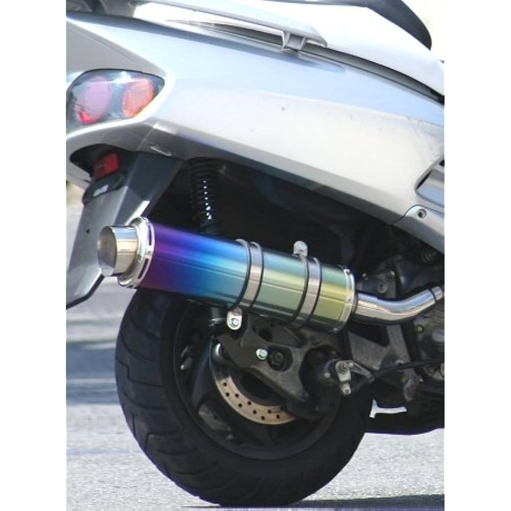 Realize ROSSO Muffler Berta Titanium 120φ New Majesty [YAMAHA SG20J 4D9]26-008-01