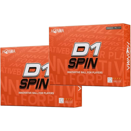 [2 Dozen] Honma Golf HONMA Golf Ball D1 SPIN Spin Bonus Included