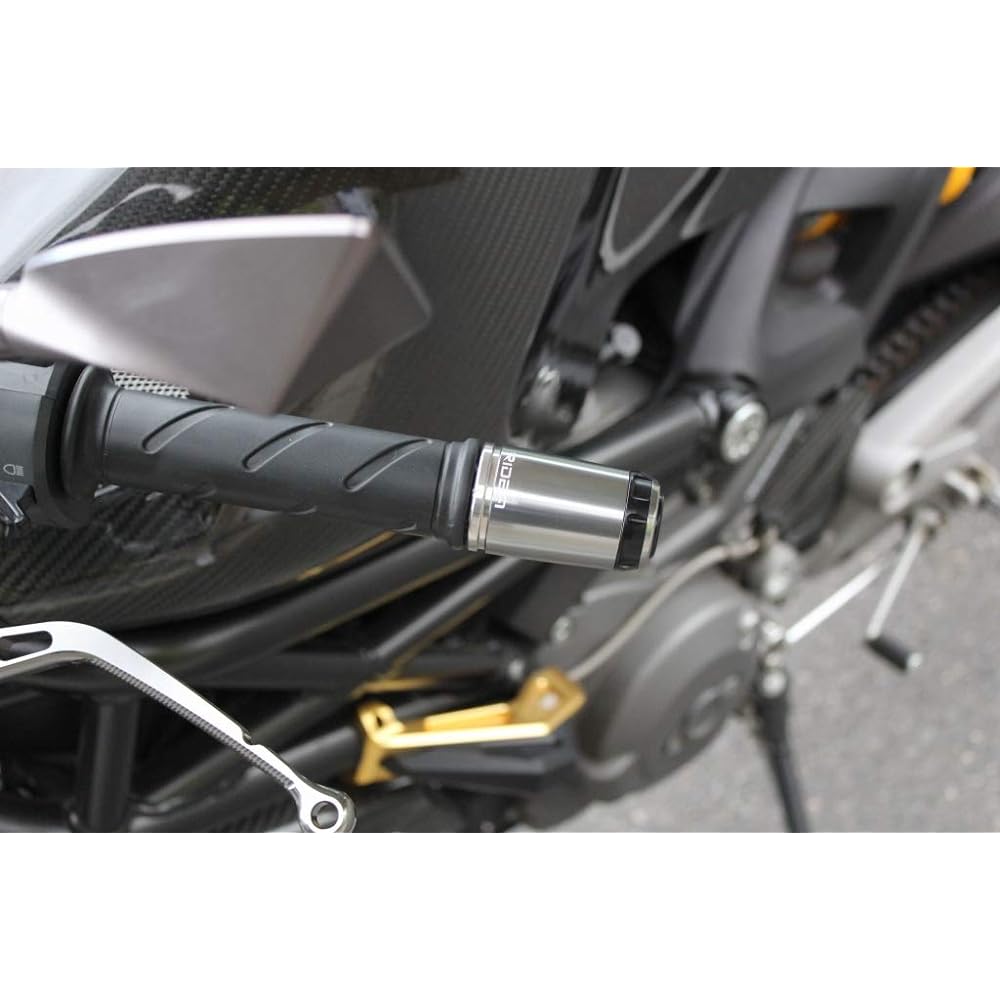 RIDEA SPINNER Handlebar End Long Type Red [SSB-1A-KA-RD] NINJA250R NINJA250 Z250 NINJA400R NINJA400 NINJA650 Z800 NINJA1000(Z1000SX) ZRX1200 R/S/DAEG ZZR1400/ZX-14 ZX-14R