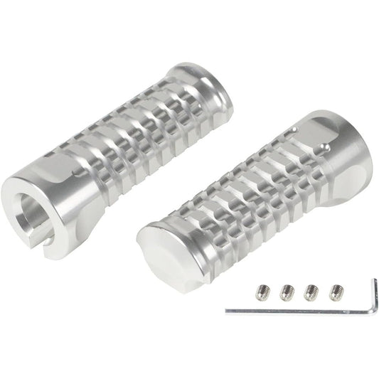 Special Parts Takegawa Billet Aluminum Step Bar Kit Silver Super Cub 50/50 Pro/110/110 Pro 06-13-0071