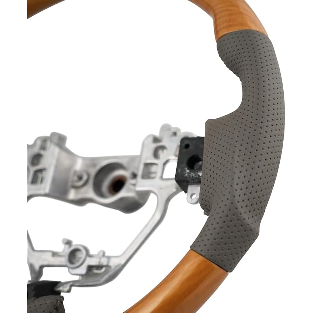 Every Wagon DA17W Gun Grip Steering Eucalyptus Tea Wood Grain