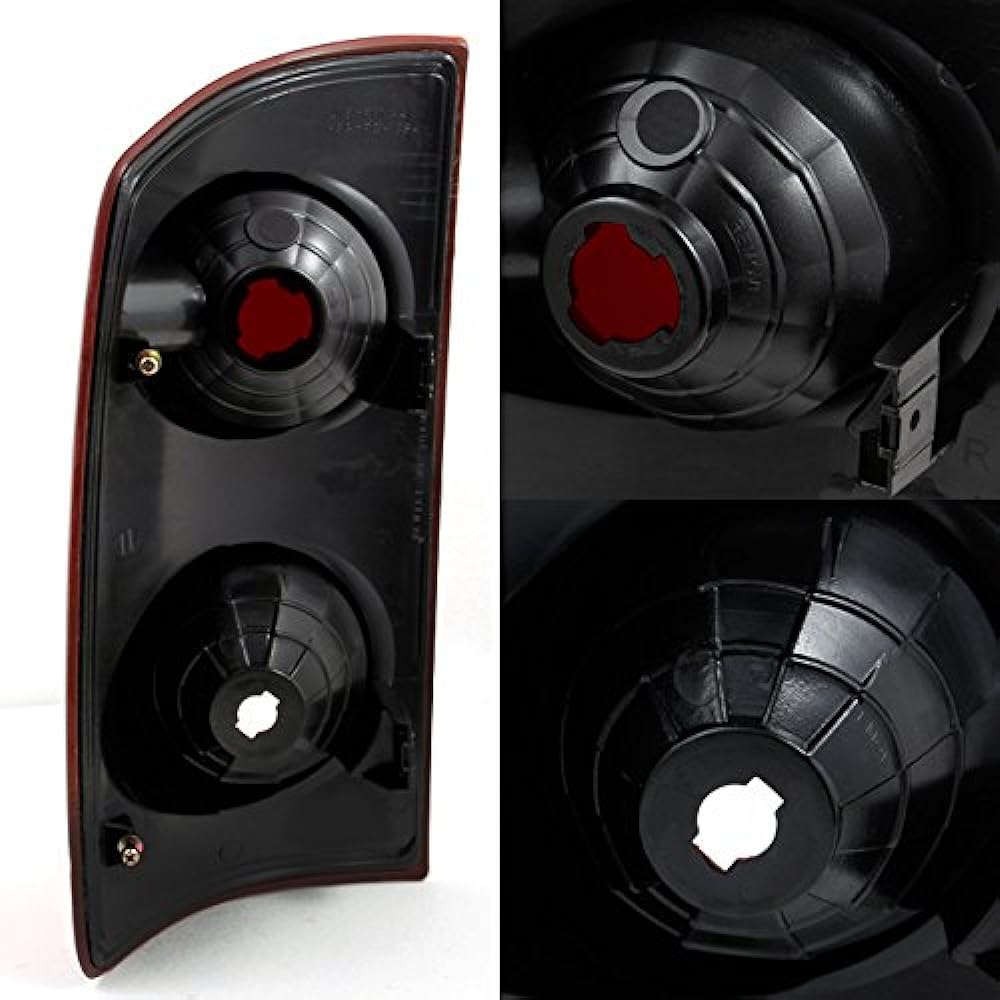 AKKON --Dodge Lamb Track Dark Red Tail Light Brake Lamp Driver Left + Suppira Right Pair replacement set
