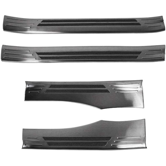 Samurai Produce Toyota Corolla Sport Corolla Touring 210 Series Dedicated Side Step Inside Scuff Plate 4P Black Hairline