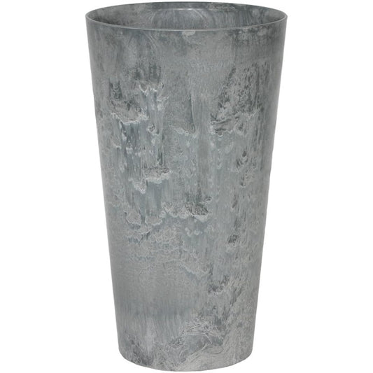 Green Pot Art Stone Tall Round Gray 42×H90cm AS-122483