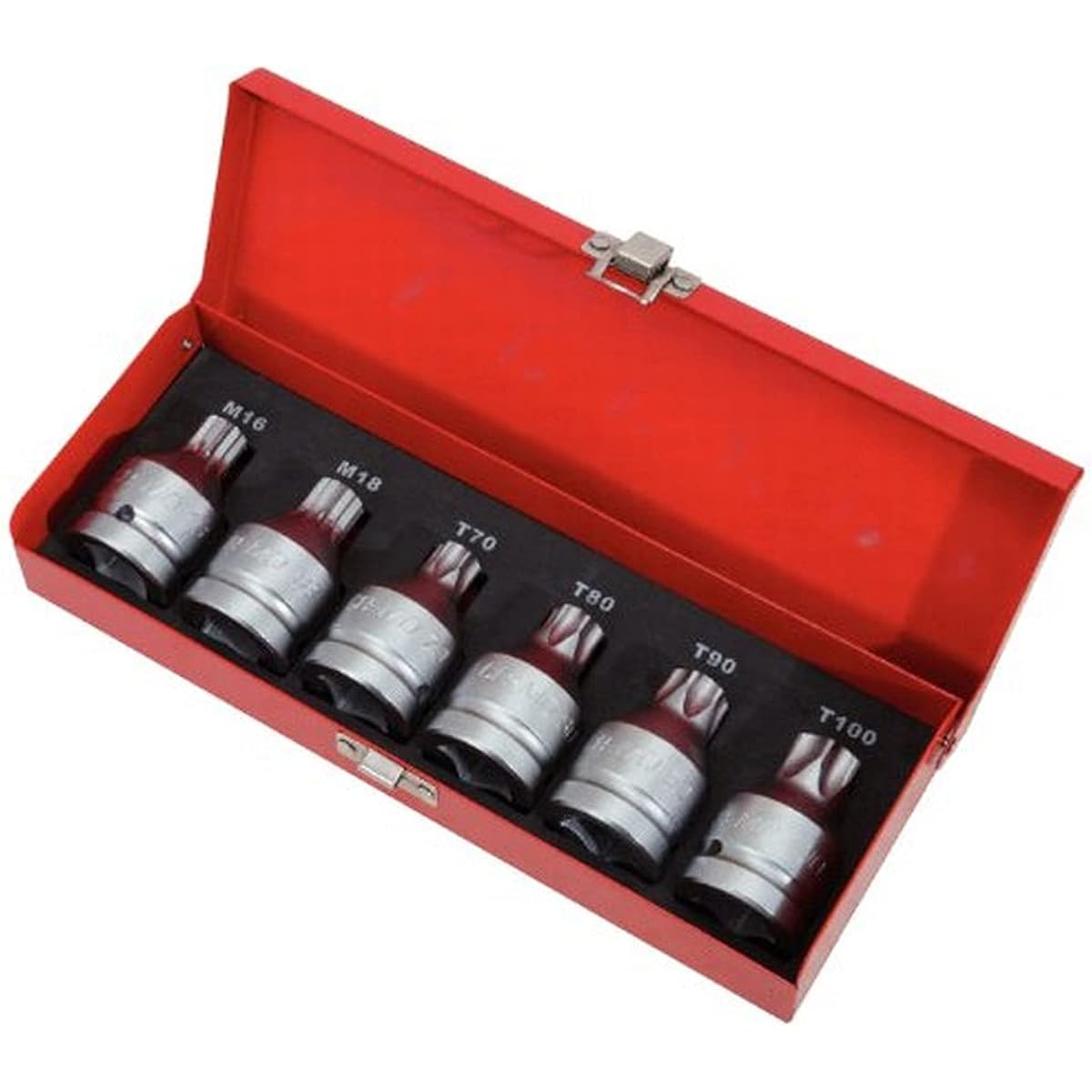 KS TOOLS XZN + TX Set 3/4" Impact Bit Socket Tamperproof 6 pcs 3/4" impact bit socket set XZN+TX tamperproof 6 pcs 515.0010