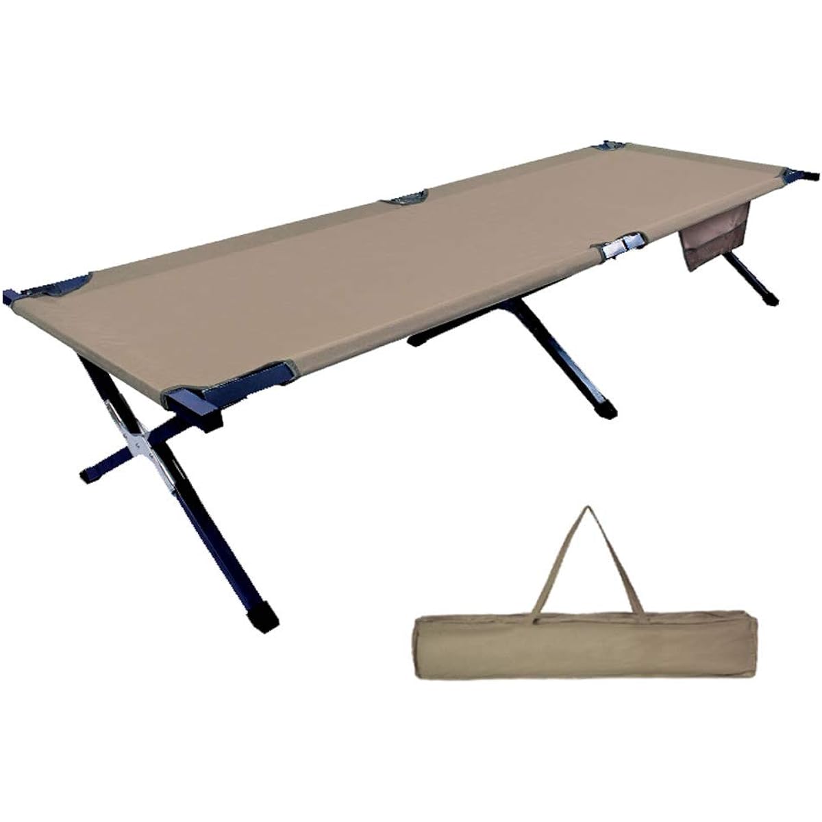 Alice in the Land of Miscellaneous Goods Leisure Bed Foldable Bed Leisure Bench Luggage Storage Camping Simple Bed ad228 Camping Event [Parallel Import]