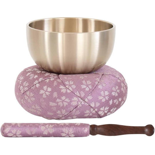 Naamu Kuma-chan Workshop Weather Pattern Domestic Orin Set Orin + Lin Rod + Futon 3.0 Dimensions (Diameter 9cm) Beige