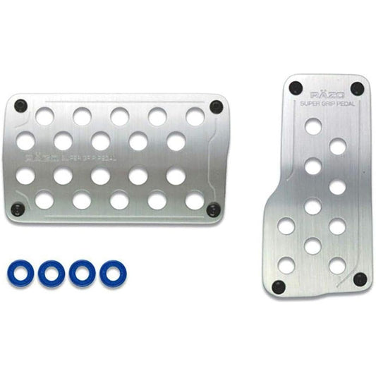 Carmate car pedal RAZO Super Grip S at Silver RP121
