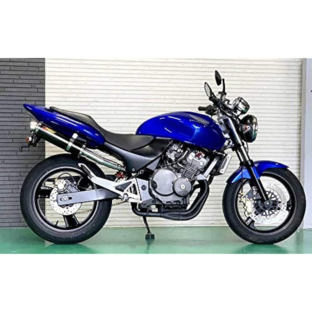 Realspeed Honda Hornet 250 (MC31) Bike Muffler Cougar Stainless Steel Black Color Muffler RSP-CGA-001