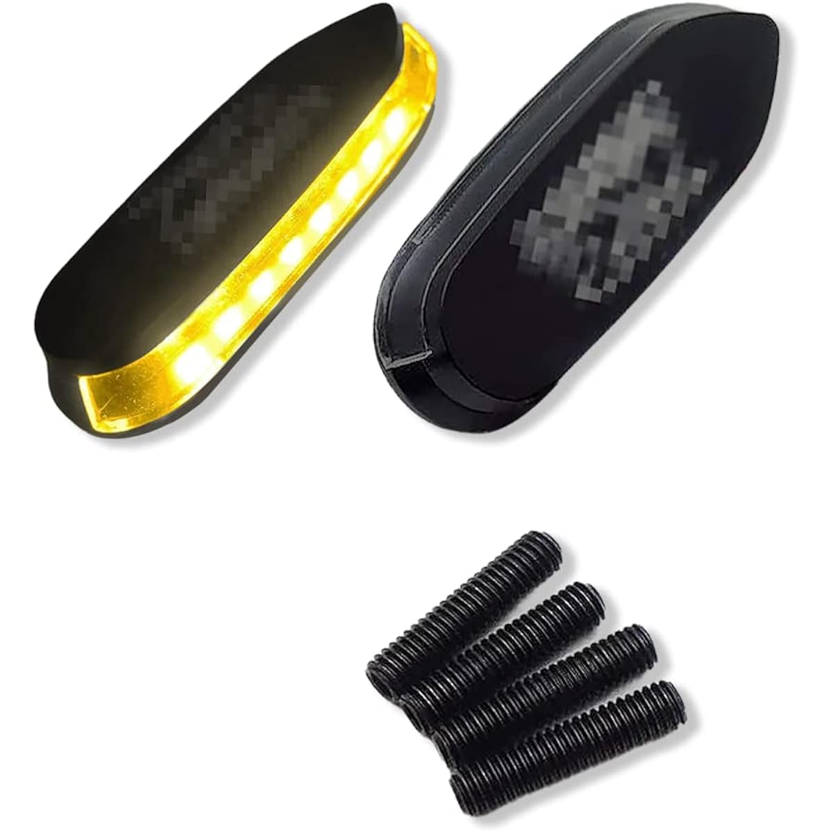 HTTMT-LED Ember Signal Mirror Block Off Base Plate SUZUKI GSXR 600 750 1000 compatible [P/N: MT222-010A]