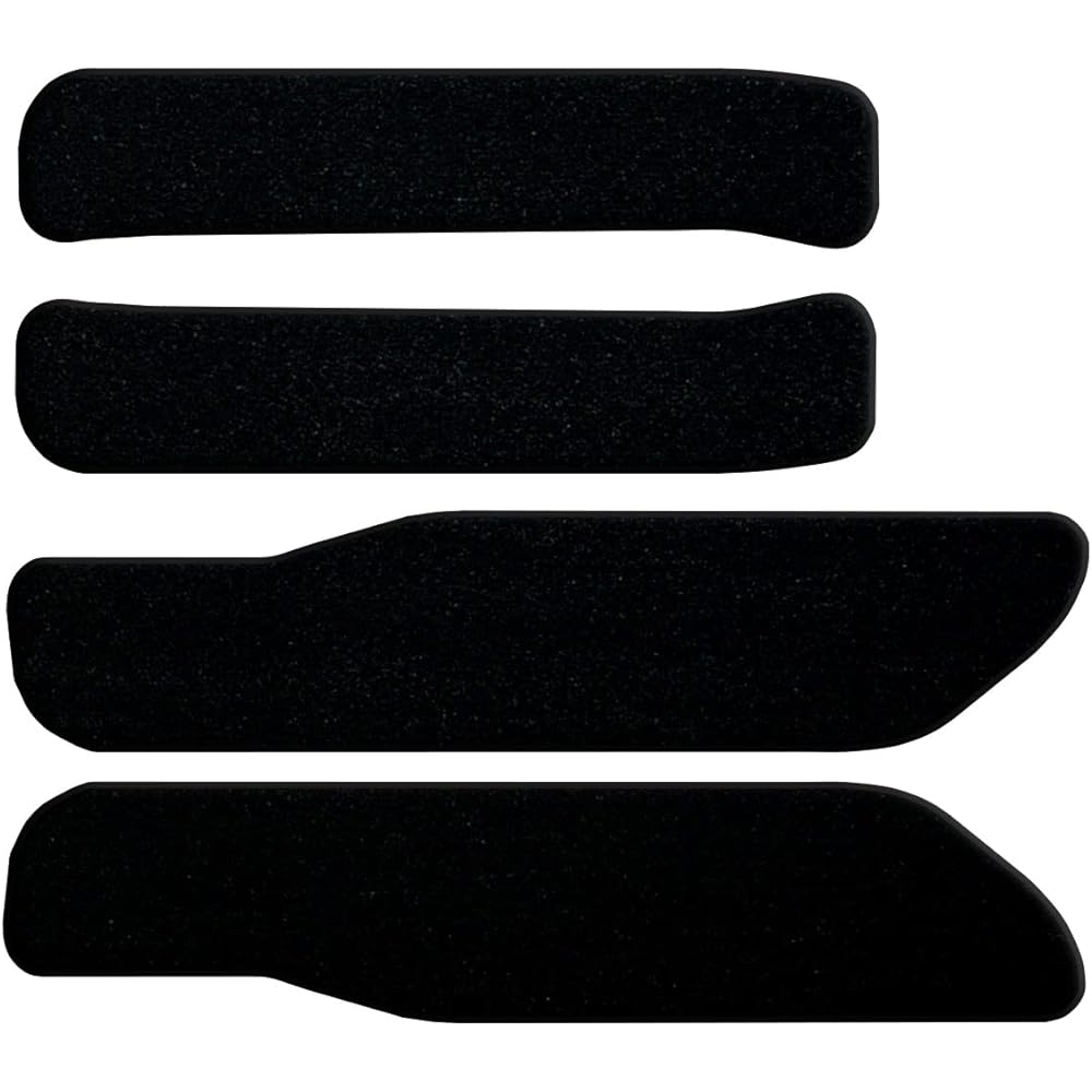 ASTERISM30 Series Alphard Gasoline Car Step Mat (Fixed: Velcro) Black AST-30AL-STP-M-BK