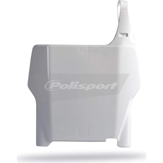 POLISPORT Front Numbers Plate White -Compatible model: Honda CR125R 2004-2007.