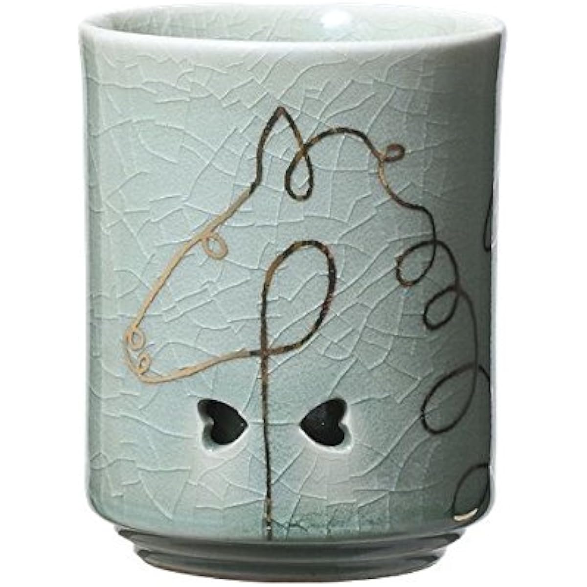 Ohori Soma ware Matsunaga kiln KACHI-UMA09 by Tomoko Hirose Teacup Stylish Double Thermal