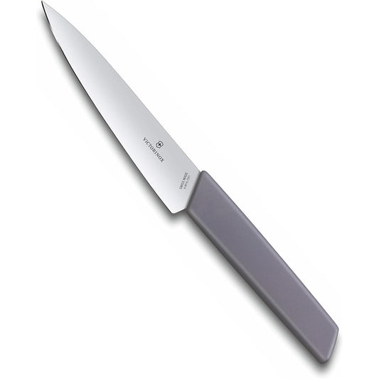 VICTORINOX Chef Knife Office Knife 15cm Lavender Swiss Modern Gyuto Knife Universal Knife Compact 6.9016.1521B