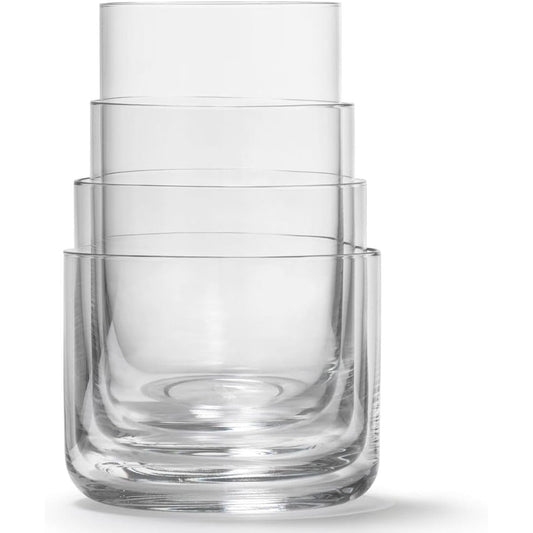 [Domestic genuine product] AARKE Glassware Nesting Glasses Set Made of high quality crystal glass, plastic-free, dishwasher safe, Scandinavian design, made in Sweden, sustainable gift