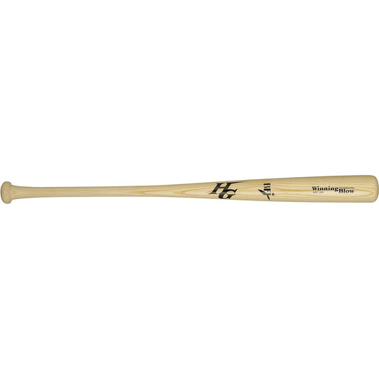 Hi-GOLD Bat Natural 84cm Hardball Wooden USA Maple (For Gaming) Middle Balance BFJ Logo Mark 900g WBT-005H