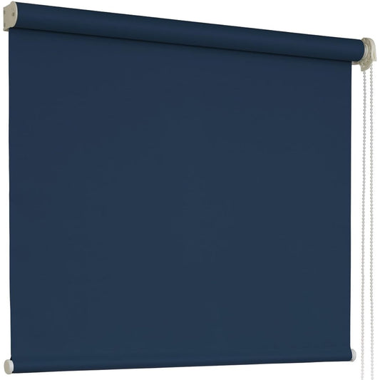 Class 1 blackout roll screen flame retardant width 60 x length 140cm right hand operation indigo blue