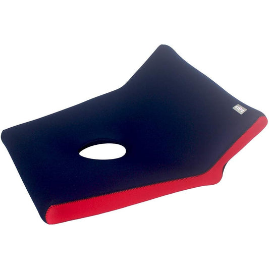 Klotz Soft Hot Water Bottle Sitting Button Type (With Stand Up) Navy x Red