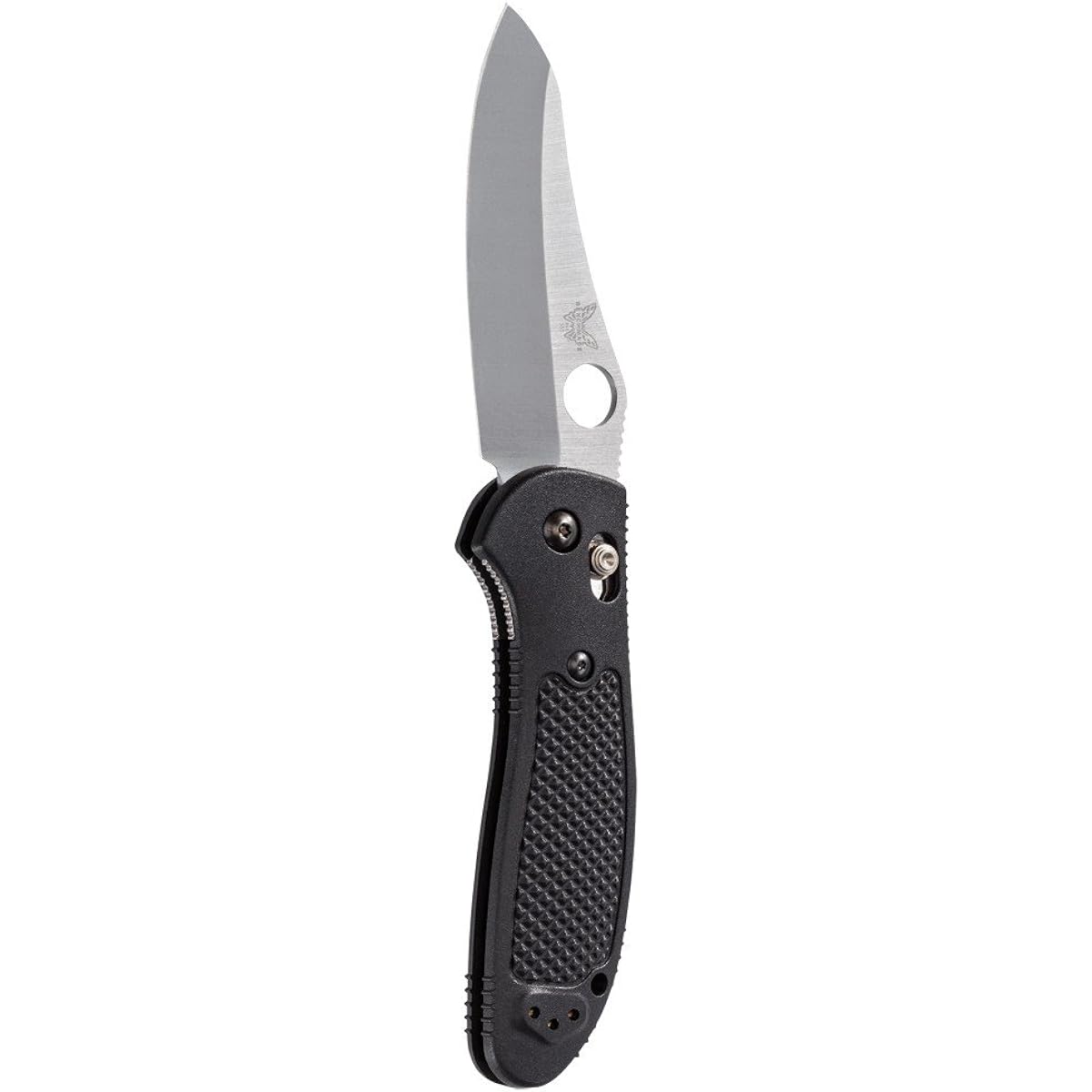 Benchmade 550-S30V Grip Tyrian S-30V Silver Straight Blade/Thumbhole [Japanese Genuine Product]