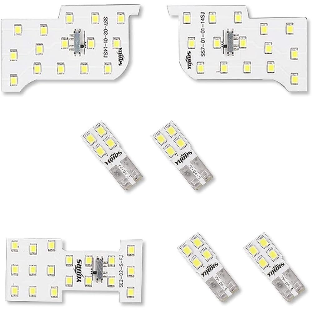 YOURS T33 X-Trail [Glass Roof Vehicle] Exclusive LED Room Lamp Set [LED Color: White] Comes with special tools, interior light, special design, light intensity adjustment X-TRAIL Nissan Custom Parts Accessories Dress Up y408-036 [2] M